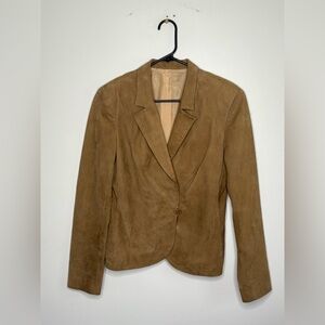 Peter Cohen Suede Tan Blazer